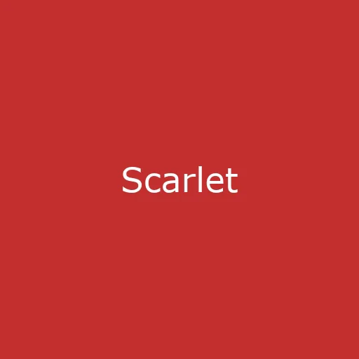 scarlet